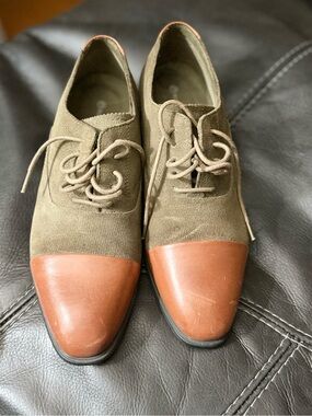 Rockport AdiPRENE By Adidas Suede and Leather Oxfords Shoes Women's sz 8